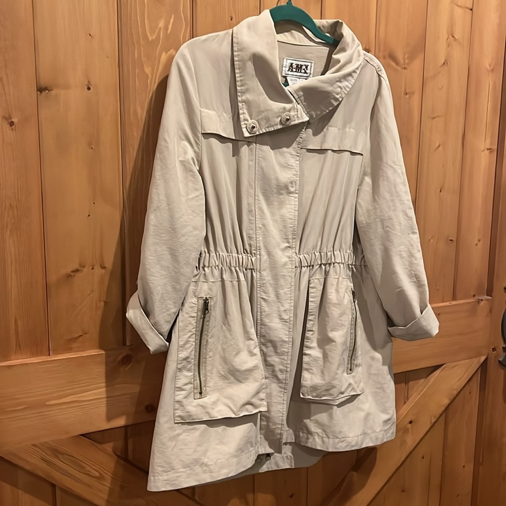 Beige Ami Jacket With Pockets Large - image 3